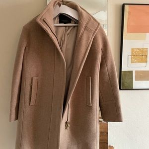 JCREW Stadium Coat. Camel size 0